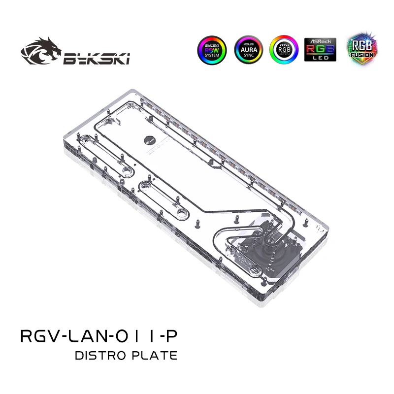 Distro Plate Ddc Pump Combo - BYKSKI tablero acrílico placa de distribución