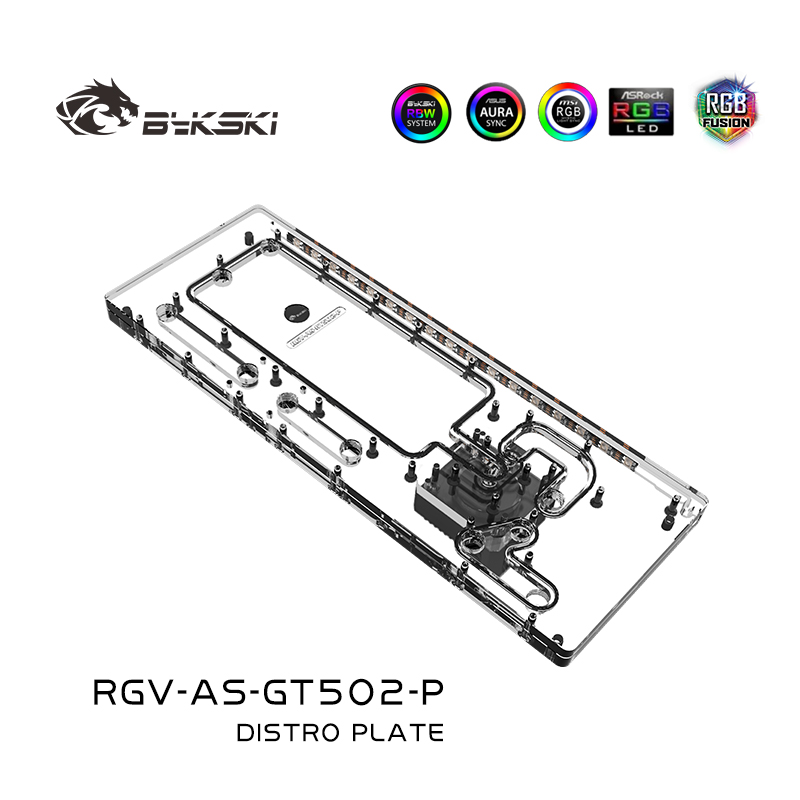 Distro Plate Ddc Pump Combo - Bykski-placa acrílica astro para ASUS TUF