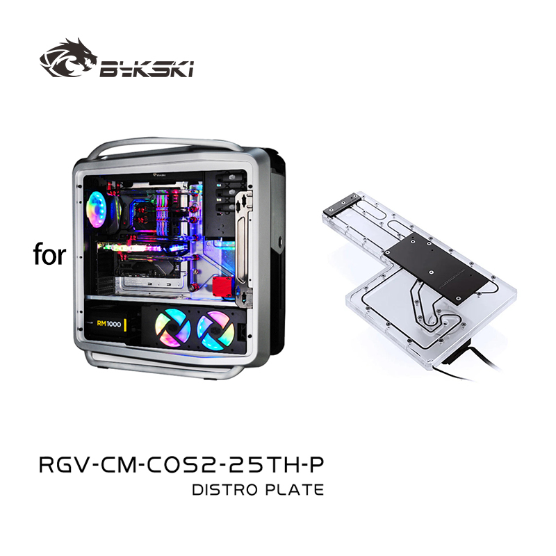 Distro Plate Ddc Pump Combo - BYKSKI RGV-CM-COS2-25TH-P Tanque acrílico para uso