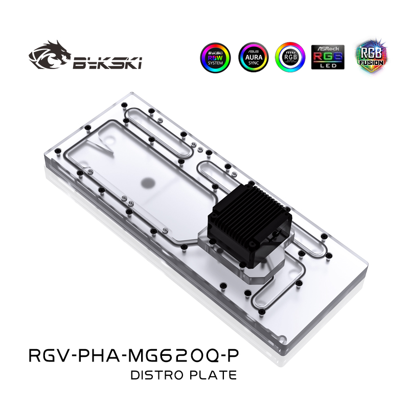 Distro Plate Ddc Pump Combo - Tanque acrílico BYKSKI para carcasa de