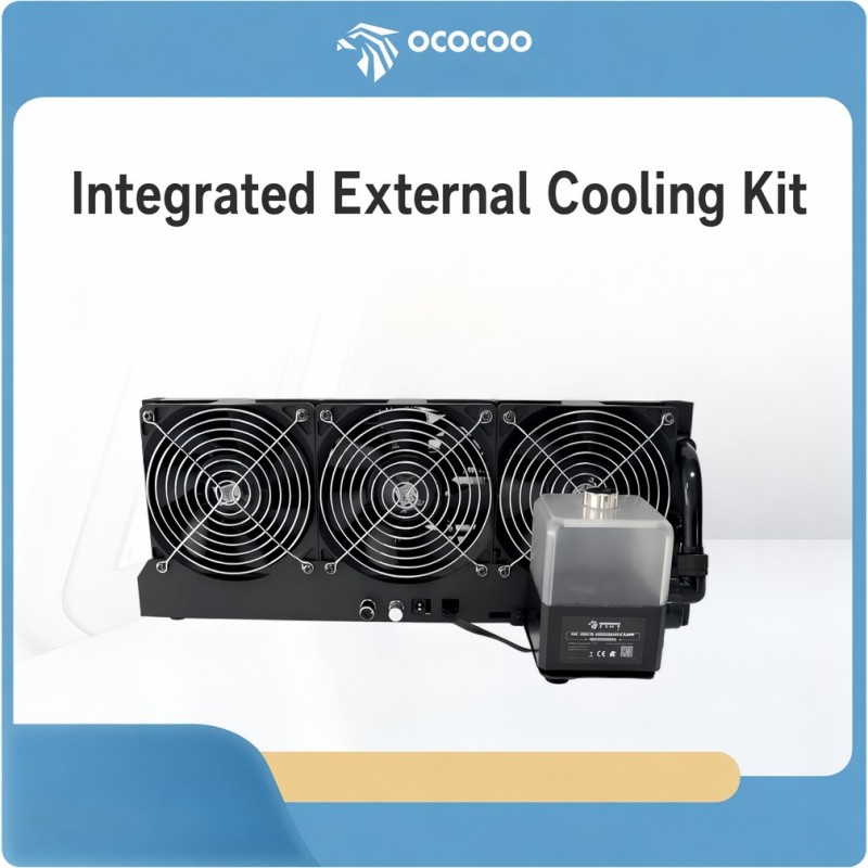External Radiator Water Cooling Kit - Kit de Refrigeración Líquida Externa OCOCOO,
