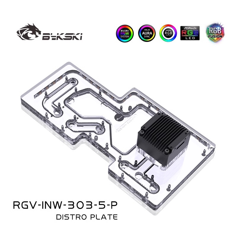 BYKSKI-Solución de canal de ag - Distro Plate Ddc Pump Combo reseña y precio
