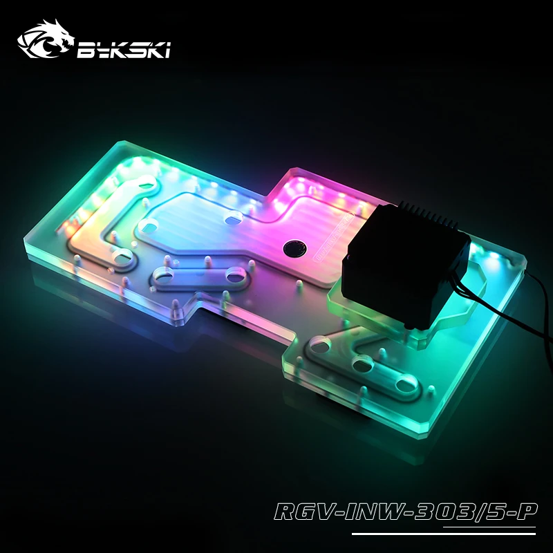 BYKSKI-Solución de canal de ag - Distro Plate Ddc Pump Combo reseña y precio
