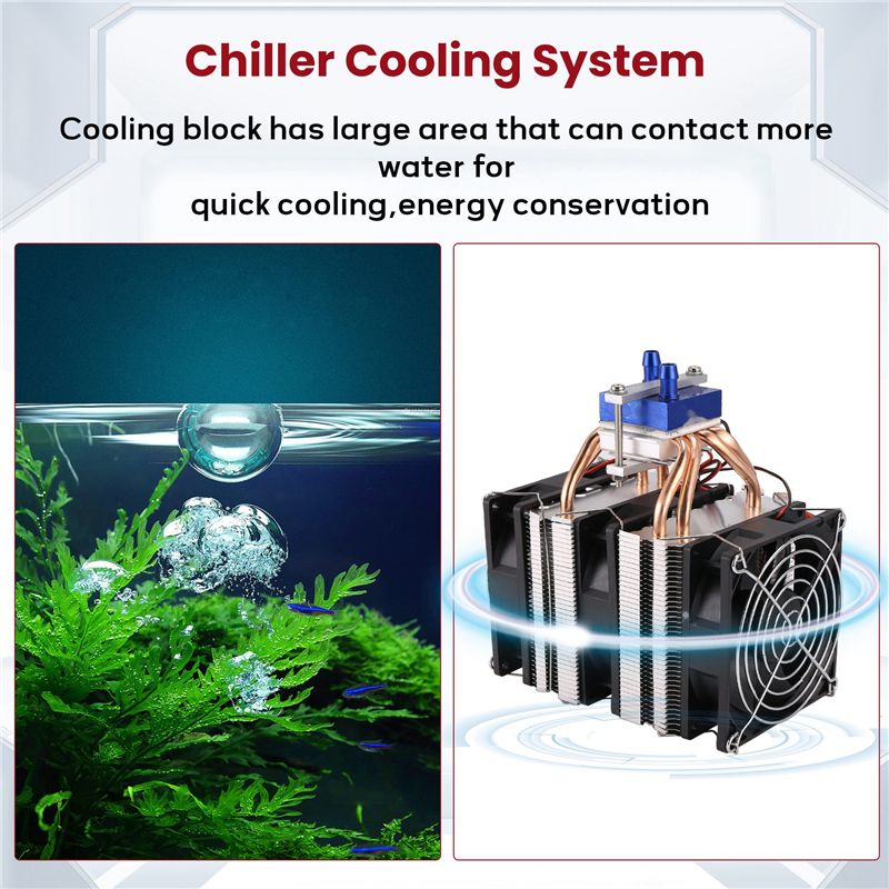 Enfriador Termoeléctrico A42Z- - Chiller Water Cooling System Pc reseña y precio