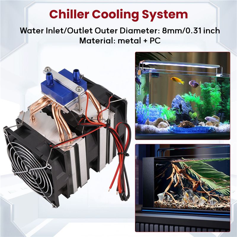 Enfriador Termoeléctrico A42Z- - Chiller Water Cooling System Pc reseña y precio
