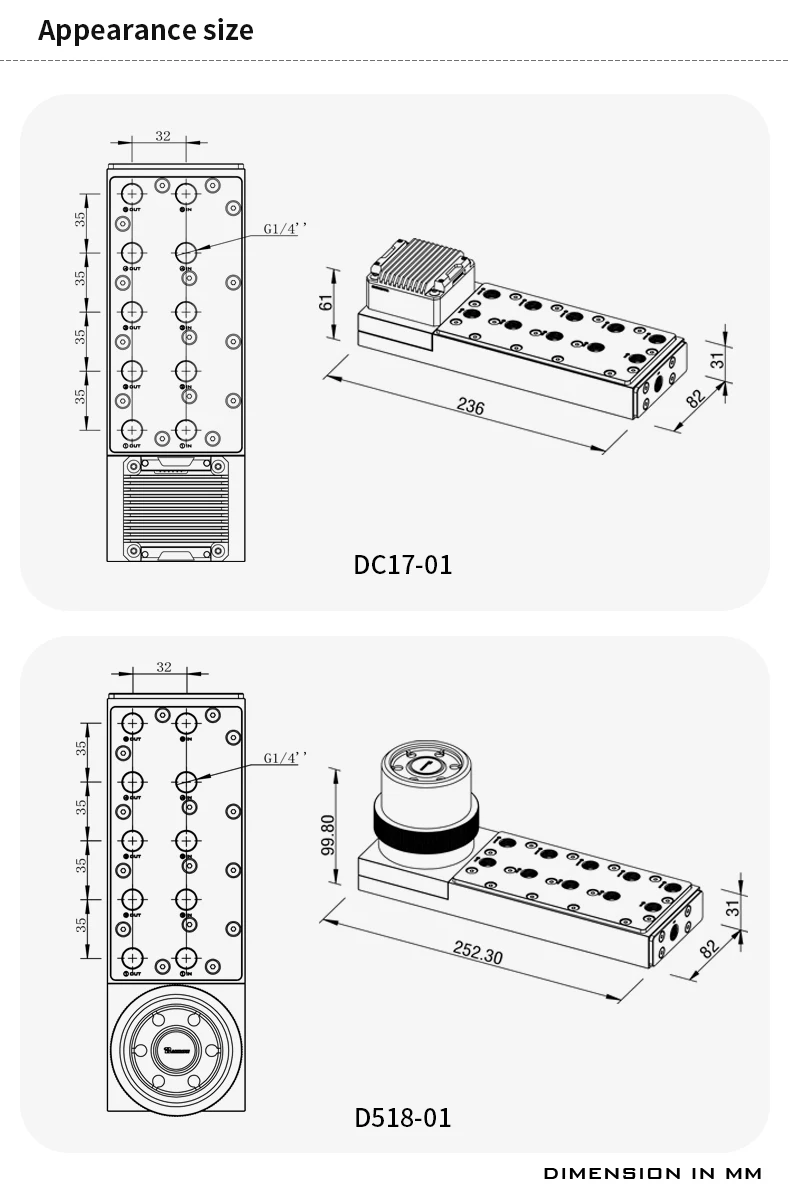 Placa/Distribuidor de Agua Bar - Integrated Pump Reservoir Distro Plate reseña y precio