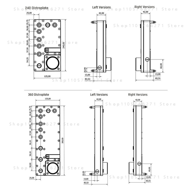 Alphacool Core Distro Plate 24 - Integrated Pump Reservoir Distro Plate reseña y precio