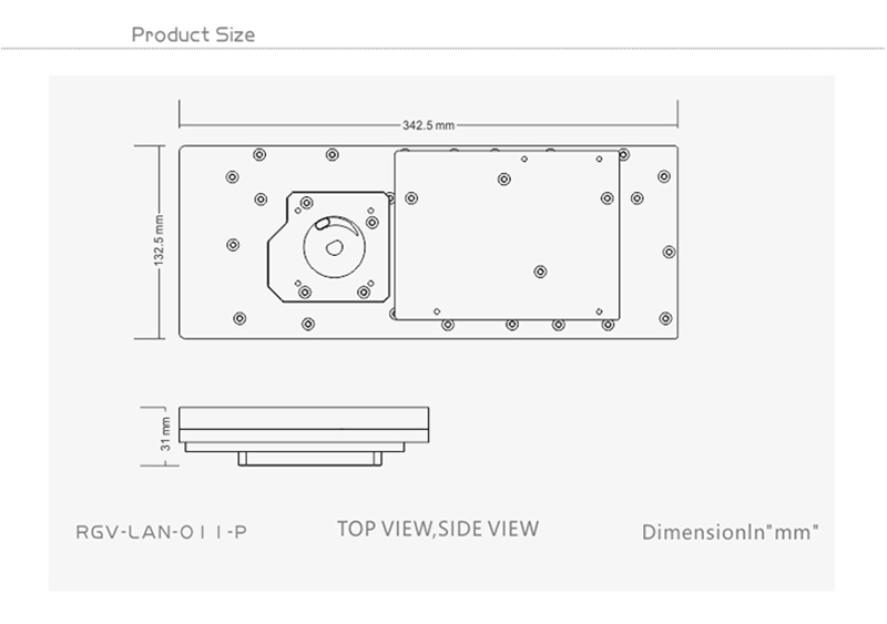 BYKSKI-placa acrílica de RGV-L - Distro Plate Ddc Pump Combo reseña y precio