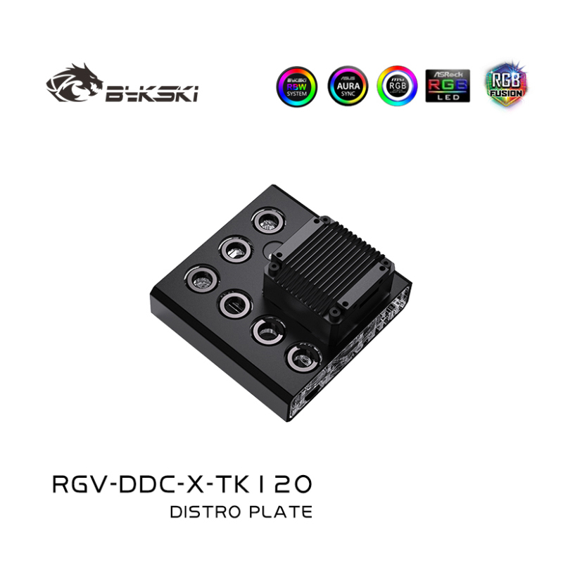Bykski-placa acrílica astro pa - Distro Plate Ddc Pump Combo reseña y precio