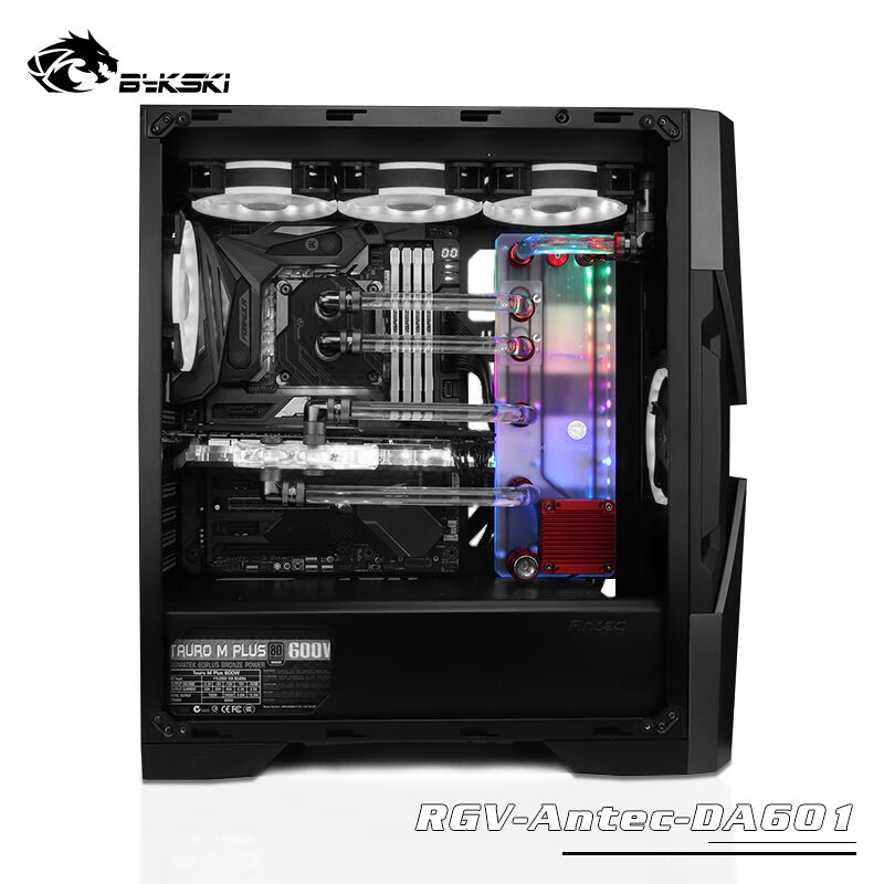 BYKSKI-placa acrílica para vía - Distro Plate Ddc Pump Combo reseña y precio