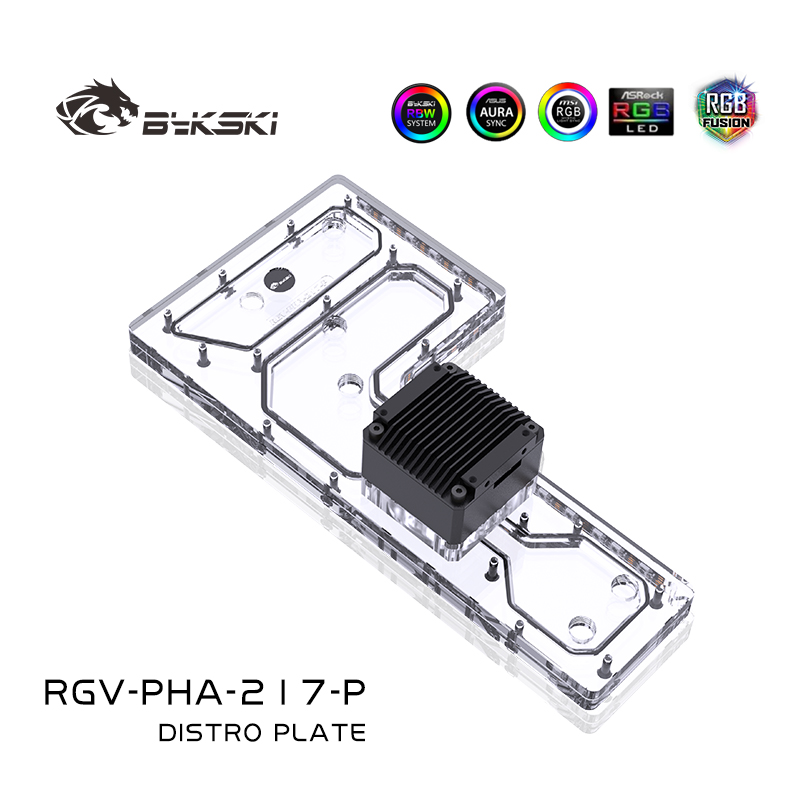 Bykski RGV-PHA-217-P Placa de  - Distro Plate Ddc Pump Combo reseña y precio