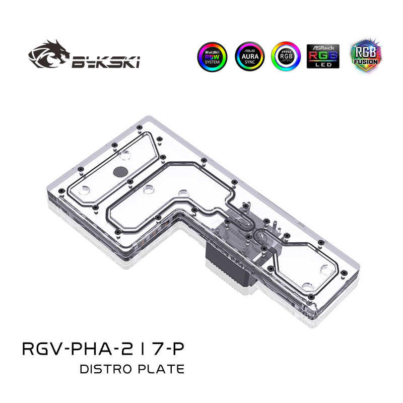 Bykski RGV-PHA-217-P Placa de  - Distro Plate Ddc Pump Combo reseña y precio
