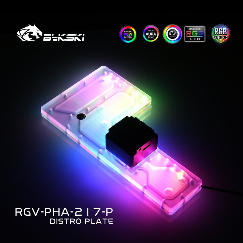 Bykski RGV-PHA-217-P Placa de  - Distro Plate Ddc Pump Combo reseña y precio
