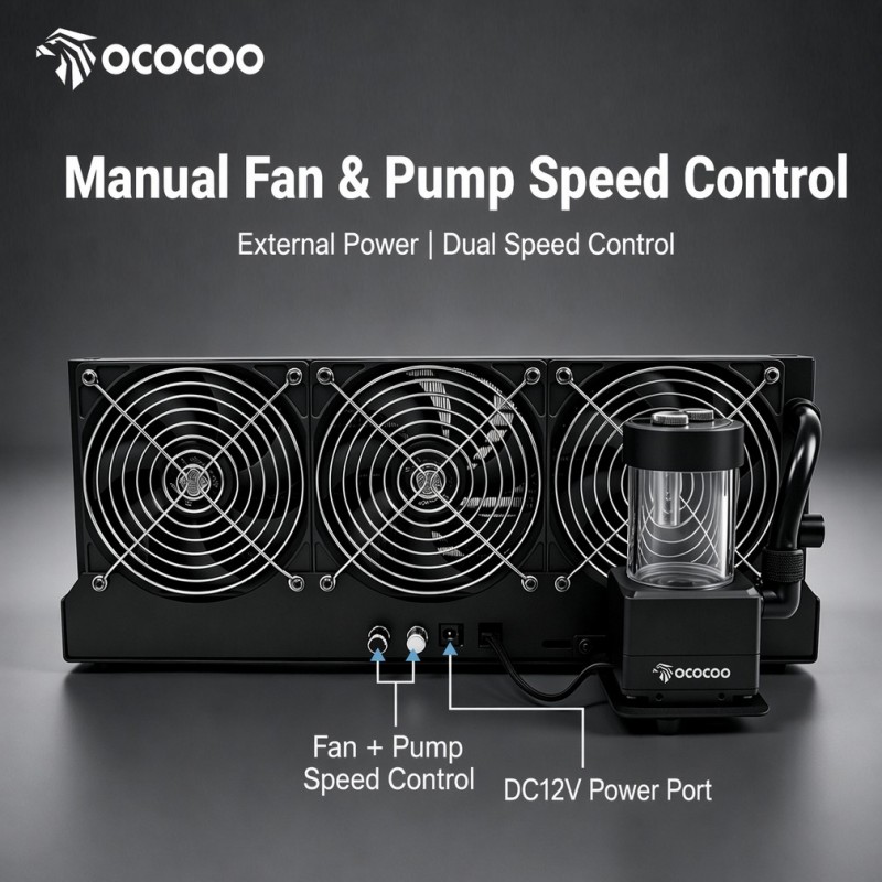 OCOCOO Kit de Refrigeración po - External Radiator Water Cooling Kit reseña y precio