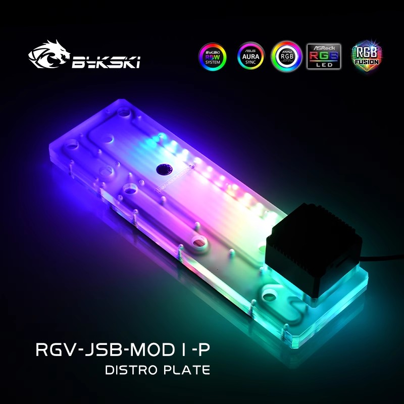 BYKSKI, placa acrílica, soluci - Distro Plate Ddc Pump Combo reseña y precio