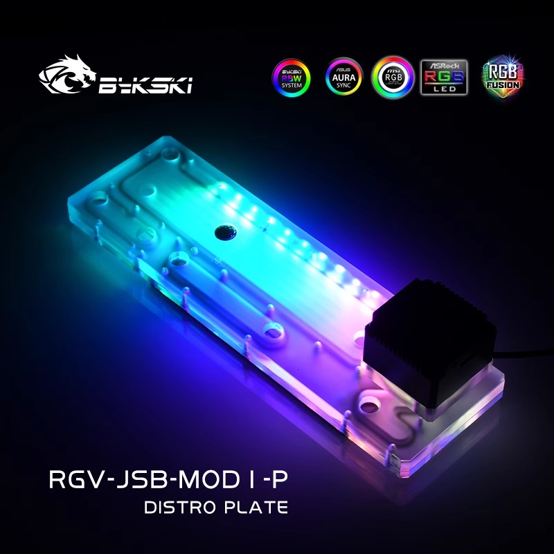 BYKSKI, placa acrílica, soluci - Distro Plate Ddc Pump Combo reseña y precio